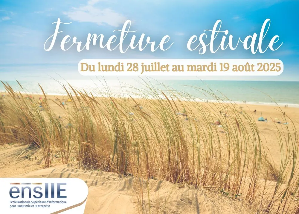 Visuel Fermeture estivale Visuel Fermeture estivale