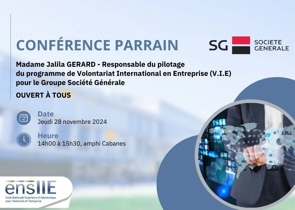 affiche conférence parrain SG