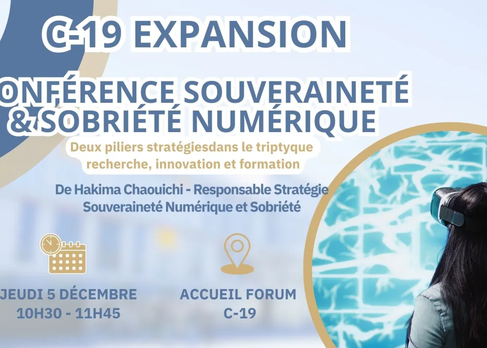 Affiche conférence Hakima Chaouchi Affiche conférence Hakima Chaouchi